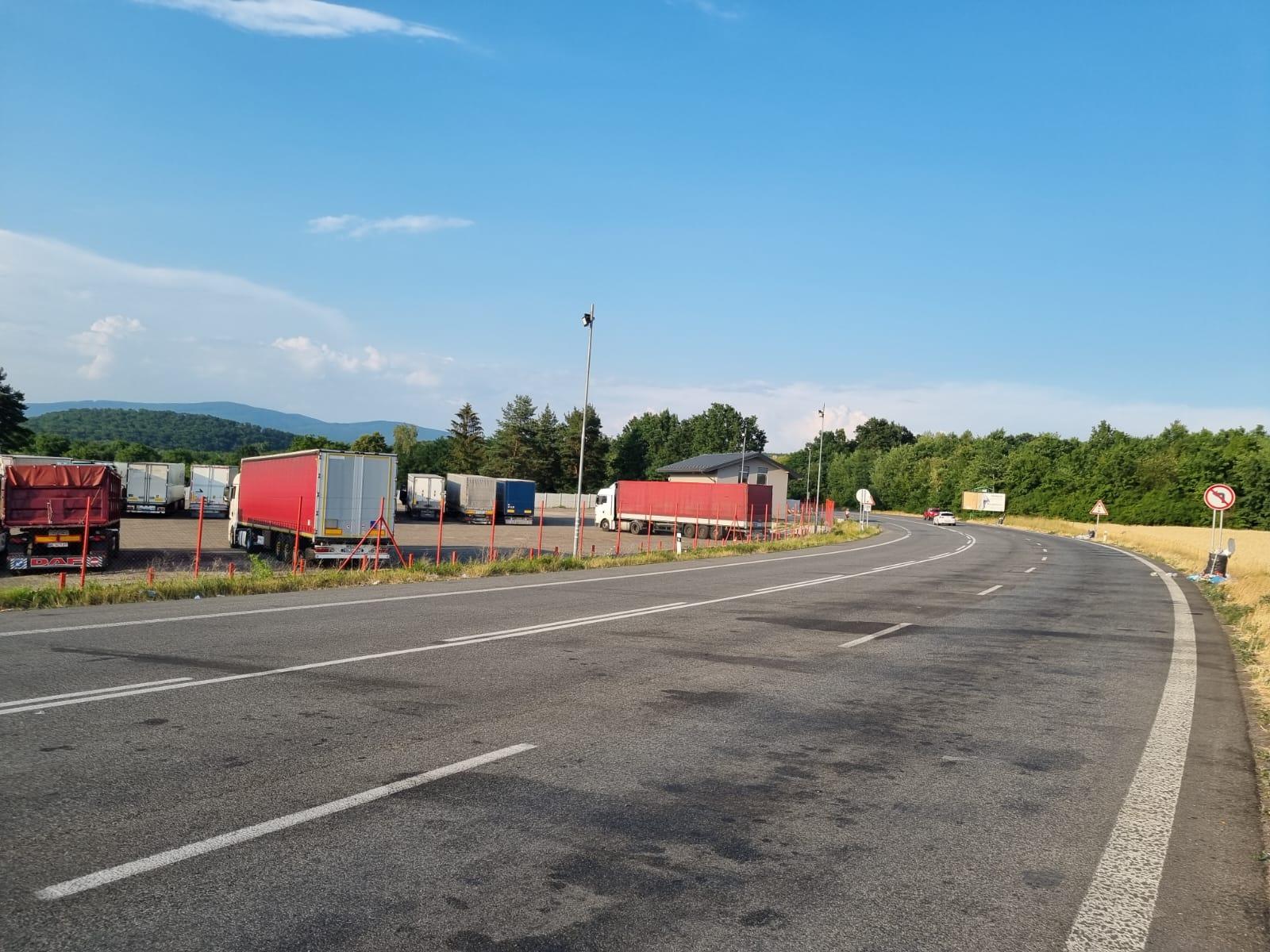 Na predaj funkčný areál pre kamióny vo Vyšnom Nemeckom – výborná poloha pri hranici