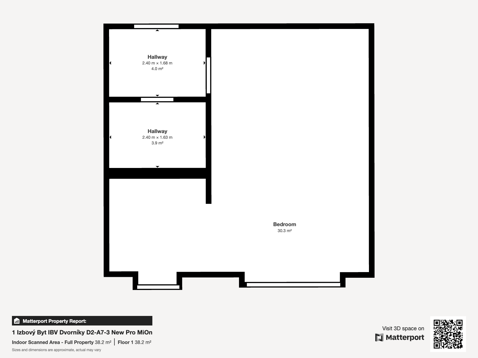 1-izb.byt s balkónom v II.ETAPE projektu POD RÁBLOM