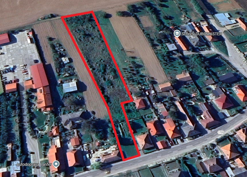 Predaj pozemku 4 637 m² v obci Veľké Ripňany – Behynce