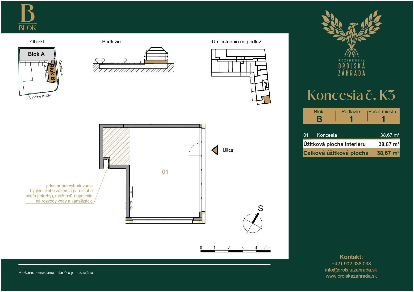 Obchodné priestory na predaj – jedinečný projekt Orolská záhrada- centrum Trnavy