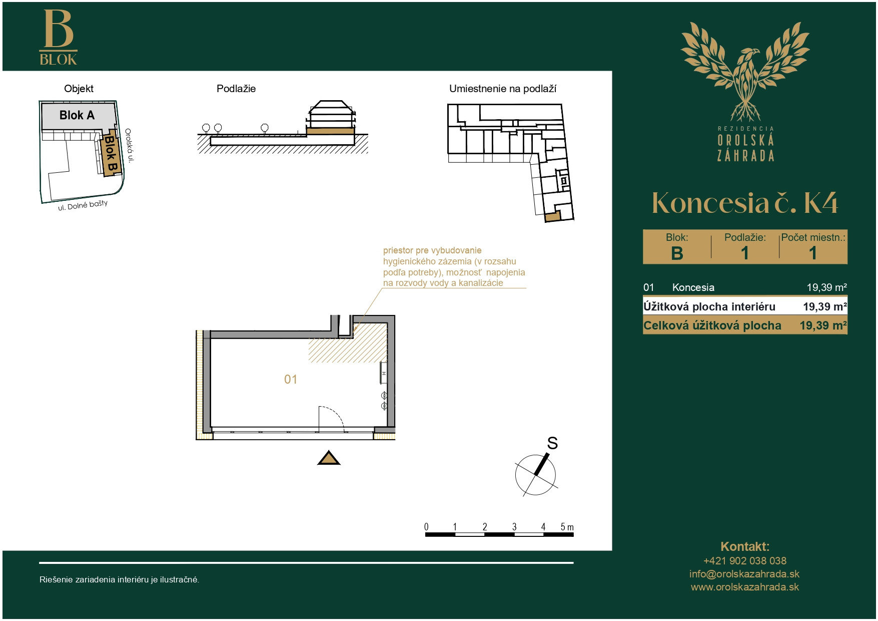 Obchodné priestory na predaj – jedinečný projekt Orolská záhrada- centrum Trnavy