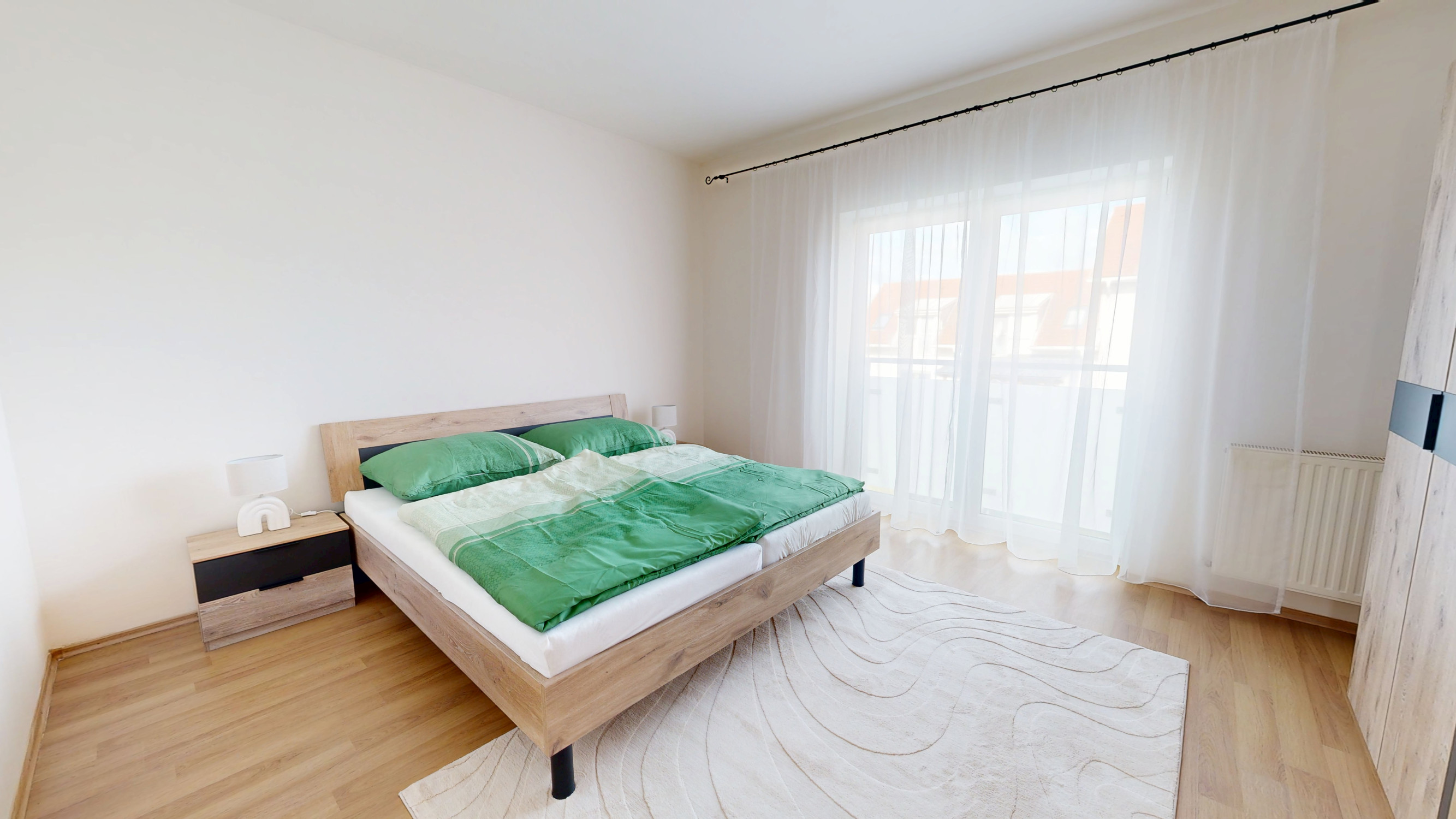 Priestranný a svetlý 2-izbový byt v obci Biely Kostol