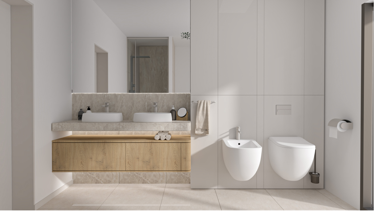 4-izbová jednotka v dvojdome so záhradou a parkovaním