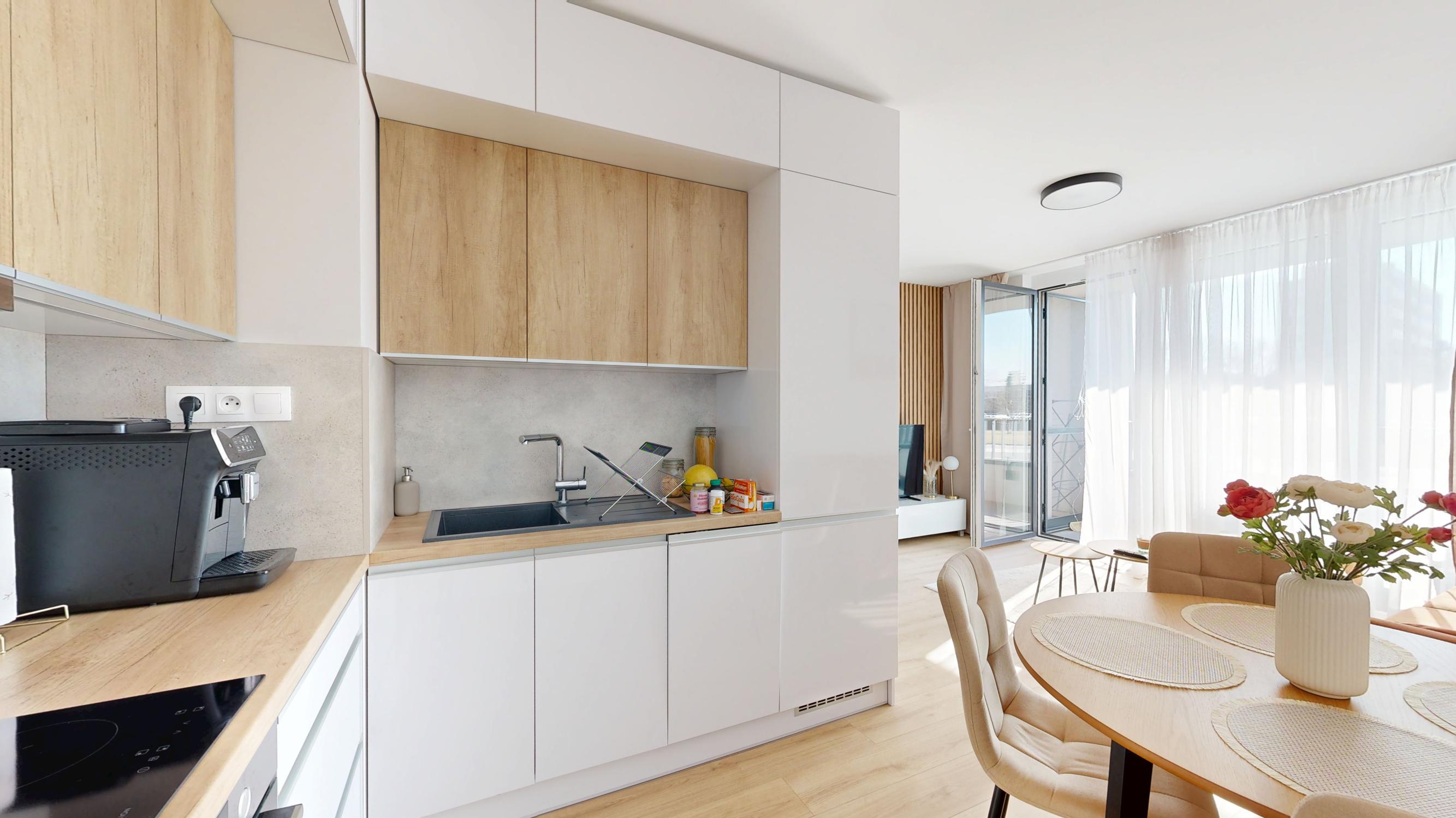 Voľný od 1.6. 2026 - prenájom dvojizbového bytu v novostavbe Prúdy