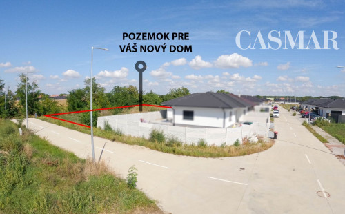 Pekný rovinatý pozemok na predaj!! Novovybudovaná lokalita v obci Dolná Streda!