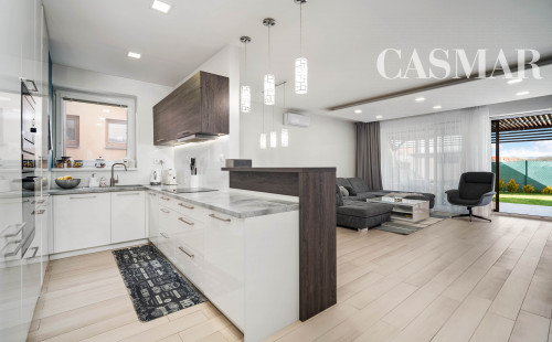 Na predaj pekná NOVOSTAVBA  4izb. rodinného domu s garážou v obci  pri Trnave