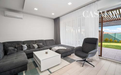 Na predaj pekná NOVOSTAVBA  4izb. rodinného domu s garážou v obci  pri Trnave