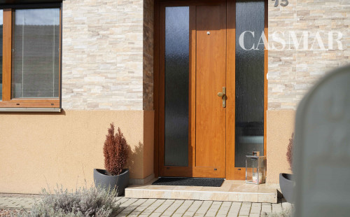 Na predaj pekná NOVOSTAVBA  4izb. rodinného domu s garážou v obci  pri Trnave