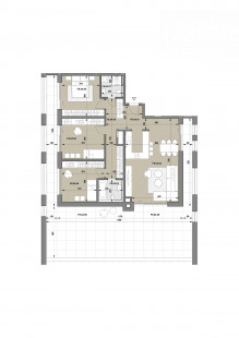 LUXUSNÝ A JEDINEČNÝ 4-izb. byt s TERASOU v PROJEKTE PRÚDY