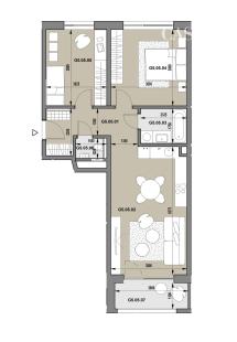 REZERVOVANÉ! 3-izb.byt v II.ETAPE PRÚDY Trnava