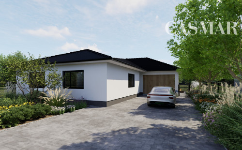 REZERVOVANÉ! Novostavba- Bungalov s pekným výhľadom na Smolenický  zámok!!