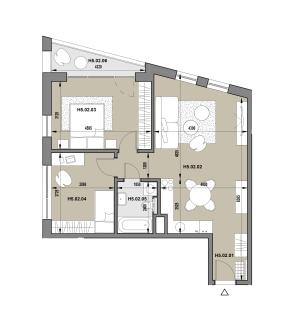 REZERVOVANÉ! 3-izb.byt v II.ETAPE PRÚDY Trnava s plochou 69m2