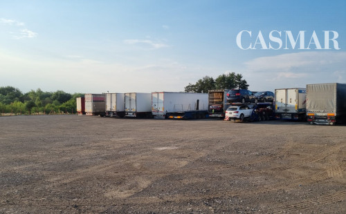 Na predaj funkčný areál pre kamióny vo Vyšnom Nemeckom – výborná poloha pri hranici