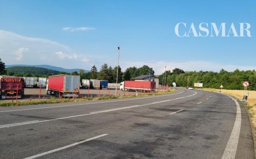 Na predaj funkčný areál pre kamióny vo Vyšnom Nemeckom – výborná poloha pri hranici