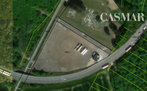 Na predaj funkčný areál pre kamióny vo Vyšnom Nemeckom – výborná poloha pri hranici