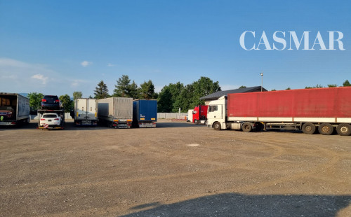 Na predaj funkčný areál pre kamióny vo Vyšnom Nemeckom – výborná poloha pri hranici