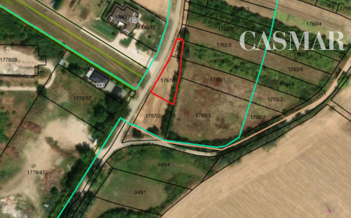 Na predaj stavebný pozemok 767 m² v obci Suchá nad Parnou