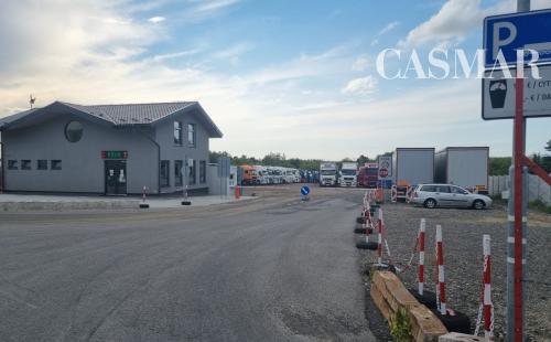 Na predaj funkčný areál pre kamióny vo Vyšnom Nemeckom – výborná poloha pri hranici