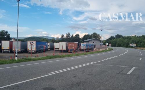 Na predaj funkčný areál pre kamióny vo Vyšnom Nemeckom – výborná poloha pri hranici