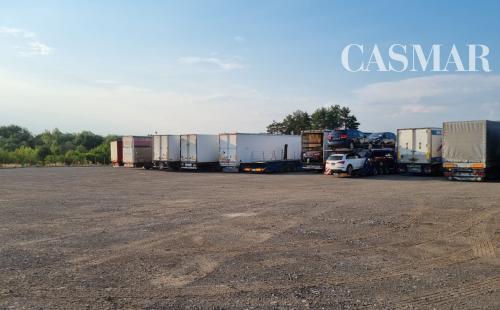 Na predaj funkčný areál pre kamióny vo Vyšnom Nemeckom – výborná poloha pri hranici