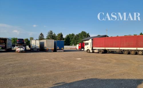 Na predaj funkčný areál pre kamióny vo Vyšnom Nemeckom – výborná poloha pri hranici