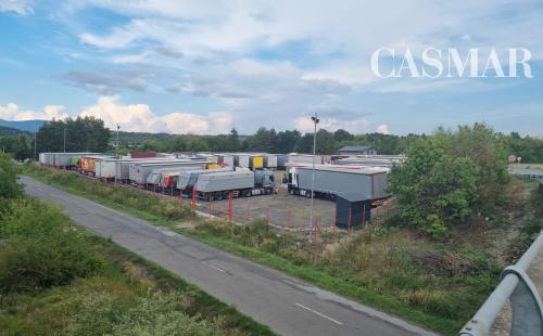 Na predaj funkčný areál pre kamióny vo Vyšnom Nemeckom – výborná poloha pri hranici