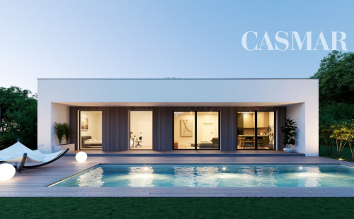 Na predaj – novostavba 4-izbového bungalovu na veľkom pozemku v Dolných Orešanoch! RD pred výstavbou!