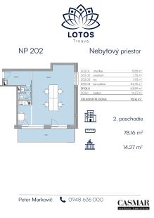 💼 Nebytový priestor – LOTOS Trnava, 2. a 3. poschodie