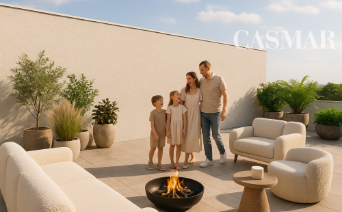 🌇 Exkluzívny 3-izb byt s veľkou terasou na 8. poschodí LOTOS