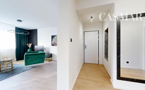 Štýlový 3-izbový byt so zariadením, loggiou a balkónom