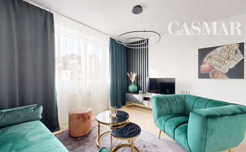 Štýlový 3-izbový byt so zariadením, loggiou a balkónom