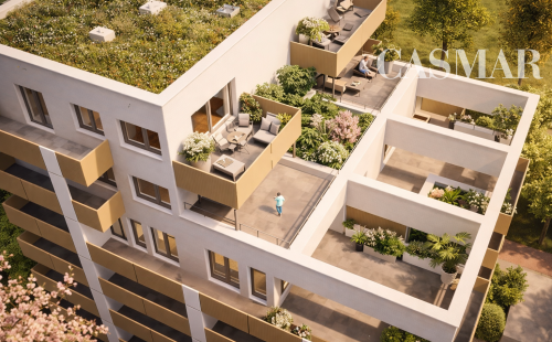 Exkluzívny 3-izbový byt s terasou – LOTOS Trnava, 7. a 8. poschodie