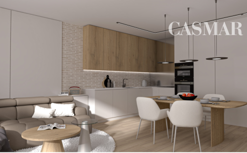 4-izbová jednotka v dvojdome so záhradou a parkovaním