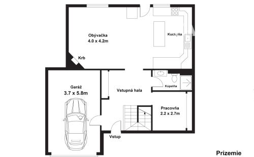 MODERNÝ 4-IZB RODINNÝ DOM S GARÁŽOU-BOHDANOVCE NAD TRNAVOU