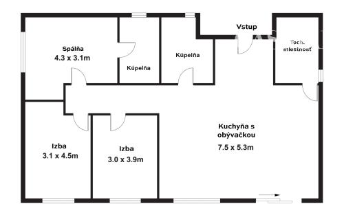 Na predaj:Moderný 4izb bungalov na veľkorysom pozemku v Dolných Orešanoch