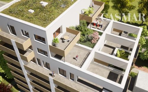 Exkluzívny 3-izb byt s veľkou terasou na 8. poschodí LOTOS