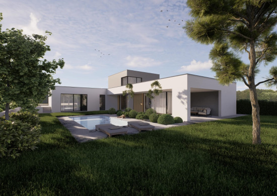 Luxusný 5-izbový dvojpodlažný rodinný dom s bazénom.