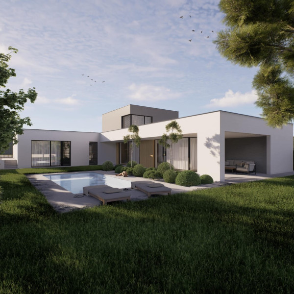 Luxusný 5-izbový dvojpodlažný rodinný dom s bazénom.