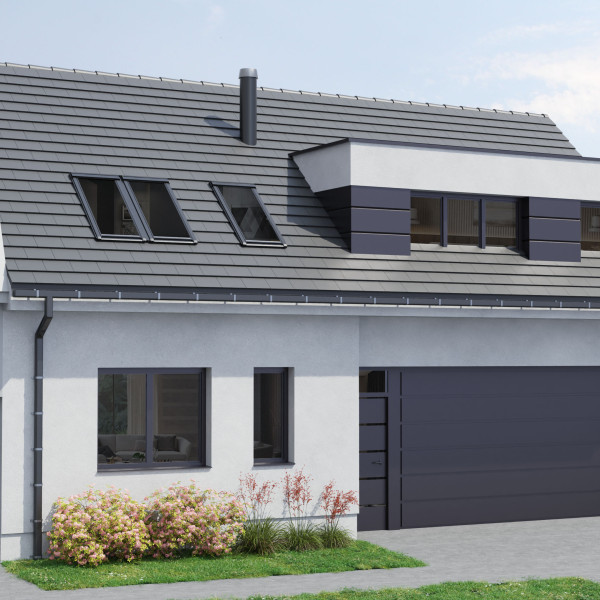 Pozemok s architektonickou štúdiou rodinného domu v obci Horné Dubové