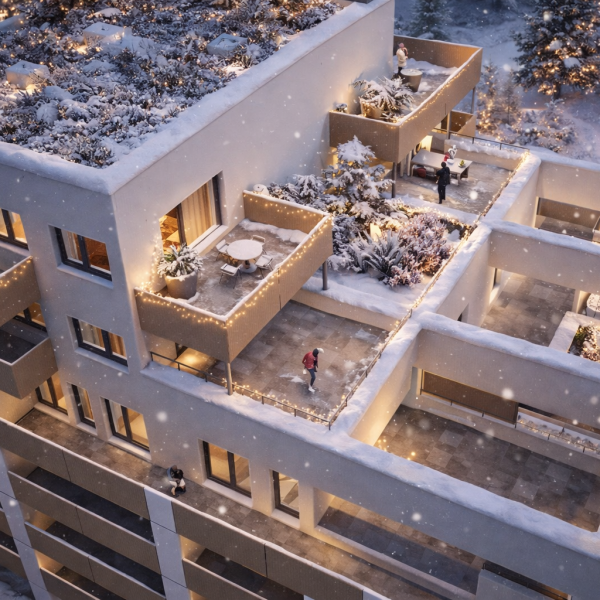 Exkluzívny 3-izbový byt s terasou – LOTOS Trnava, 7. a 8. poschodie